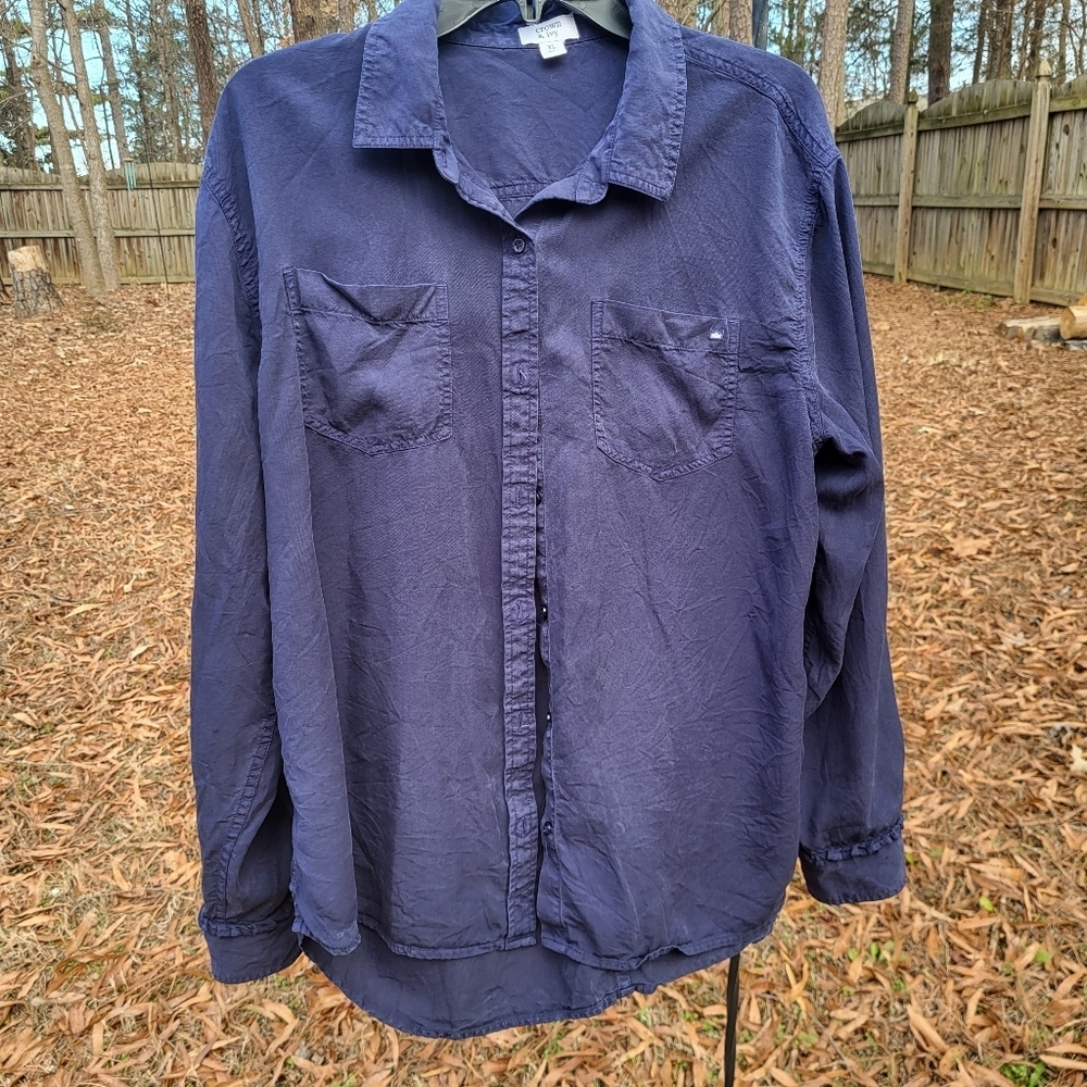 Crown & Ivy button down top